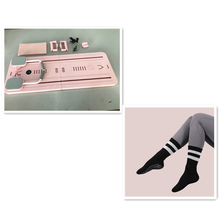 Multifunctional Fitness Board Flat Support Chest And Abdominal Muscle Equipment Household Abdominal Wheel