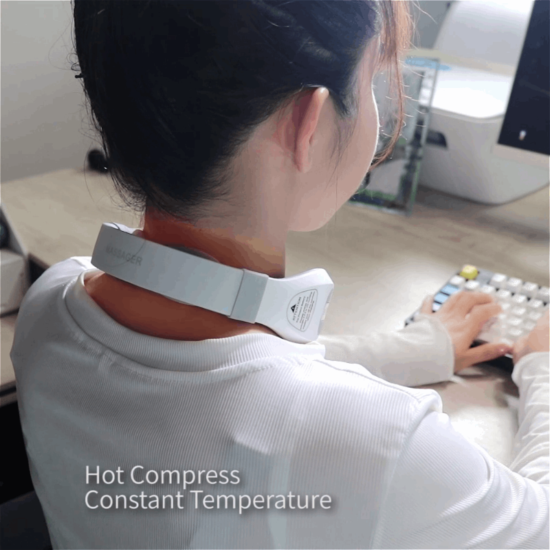 Infrared Neck and Shoulder Massager From Back