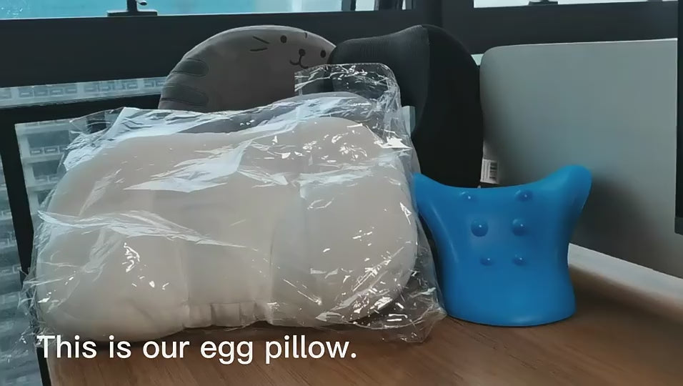 3D Egg Shape Sleeping Neck Pillow Video