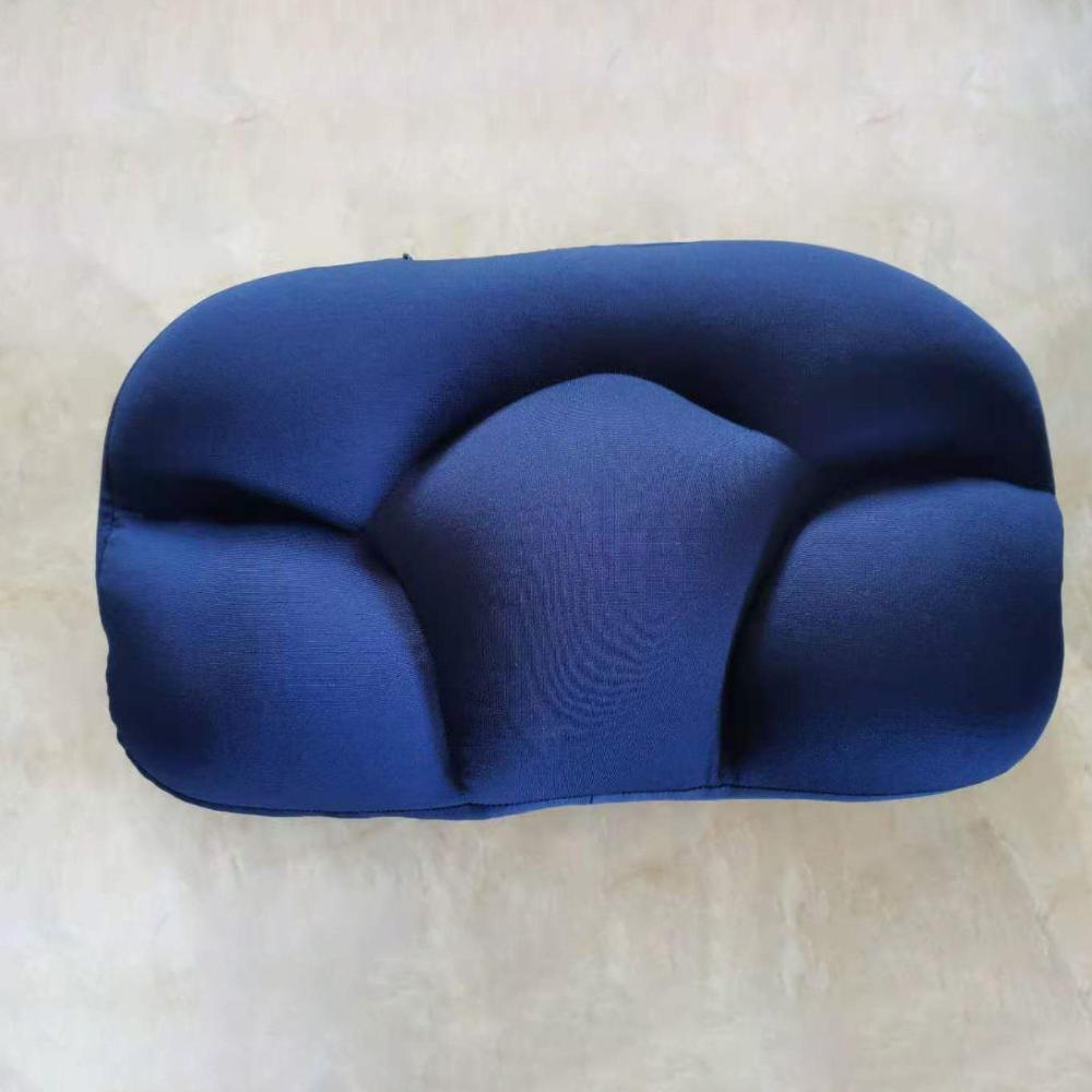 3D Egg Shape Sleeping Neck Pillow Blue color