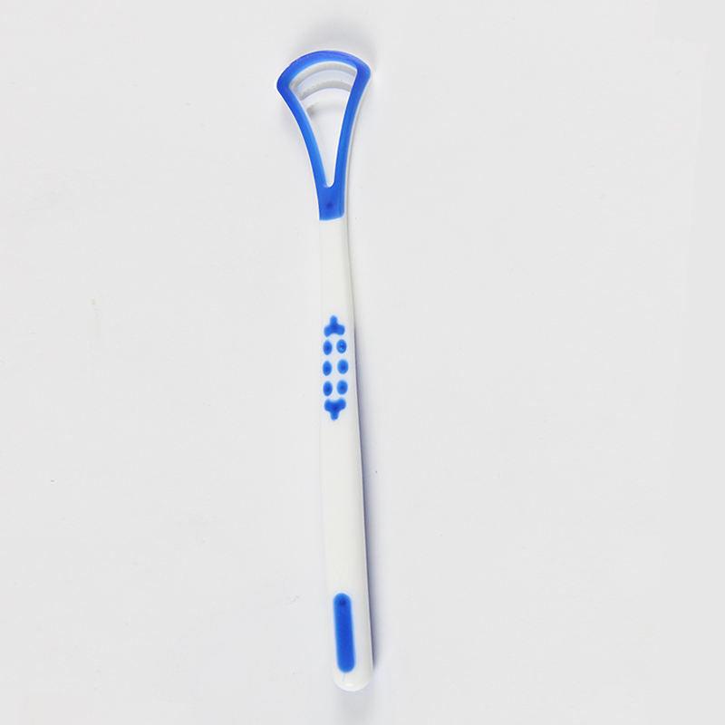 Tongue Cleaner Brush and Scraper Blue Color