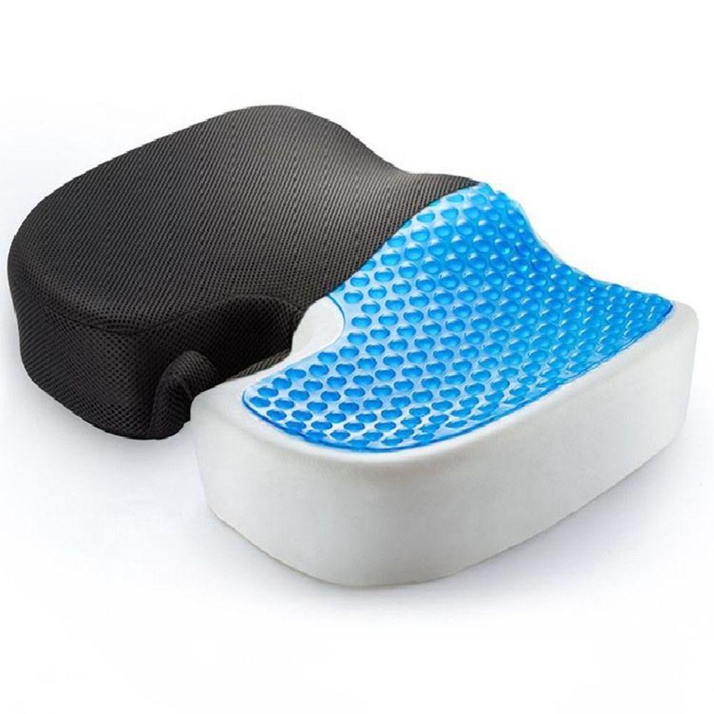 Bene Cool Gel Memory Foam Seat Cushion Back Bottom Pain Pressure
