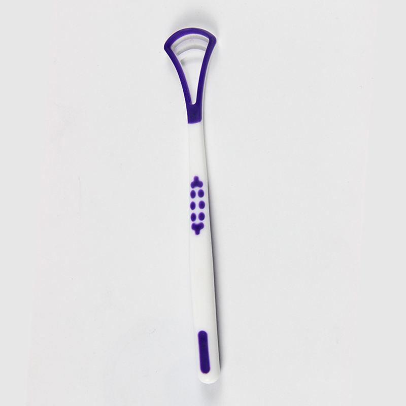 Tongue Cleaner Brush and Scraper Navy color