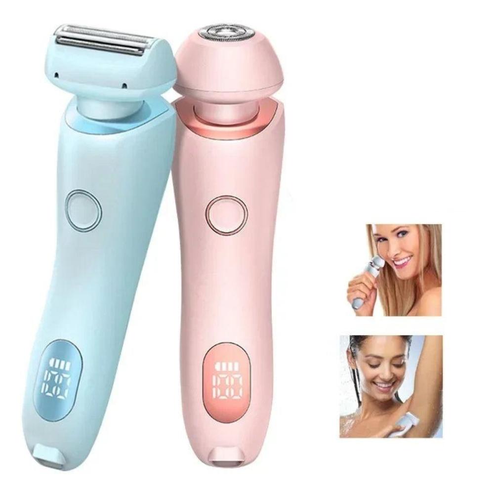 2-in-1 USB rechargeable epilator for hair removal