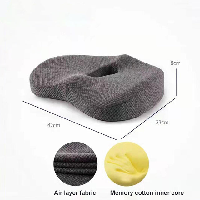 Memory Foam Orthopedic Pillow for Hemorrhoid Relief