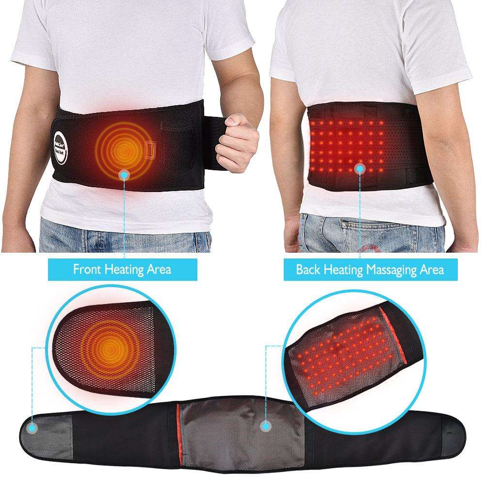 Heating Vibration Waist Massager Belt Uses