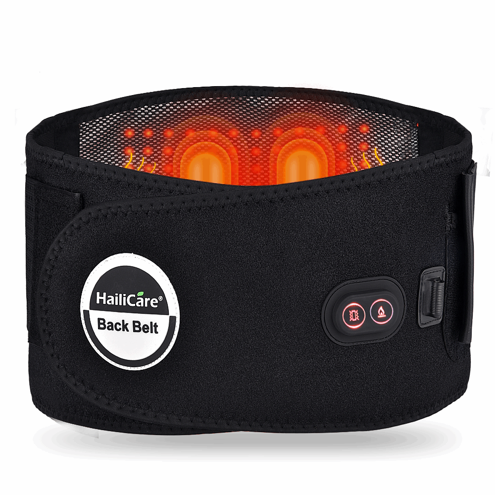 Heating Vibration Waist Massager Belt