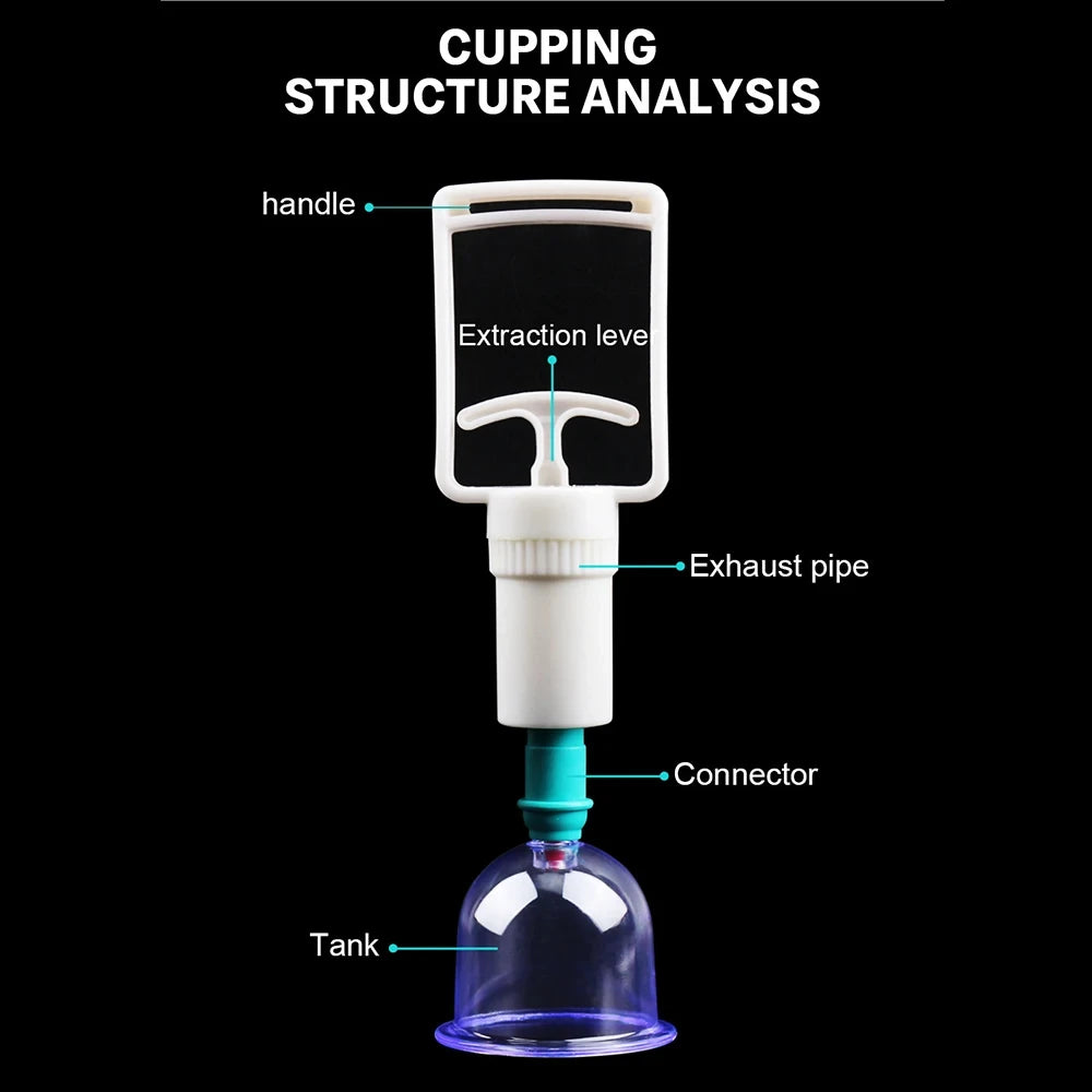 6Pcs Vacuum Cups Set With Pumping Gun