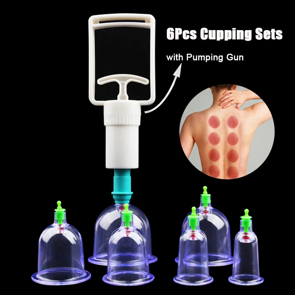 6Pcs Vacuum Cups Set With Pumping Gun