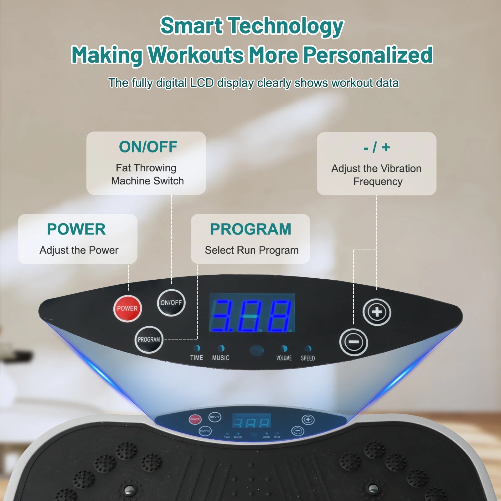 Vibration Plate Exercise Machine