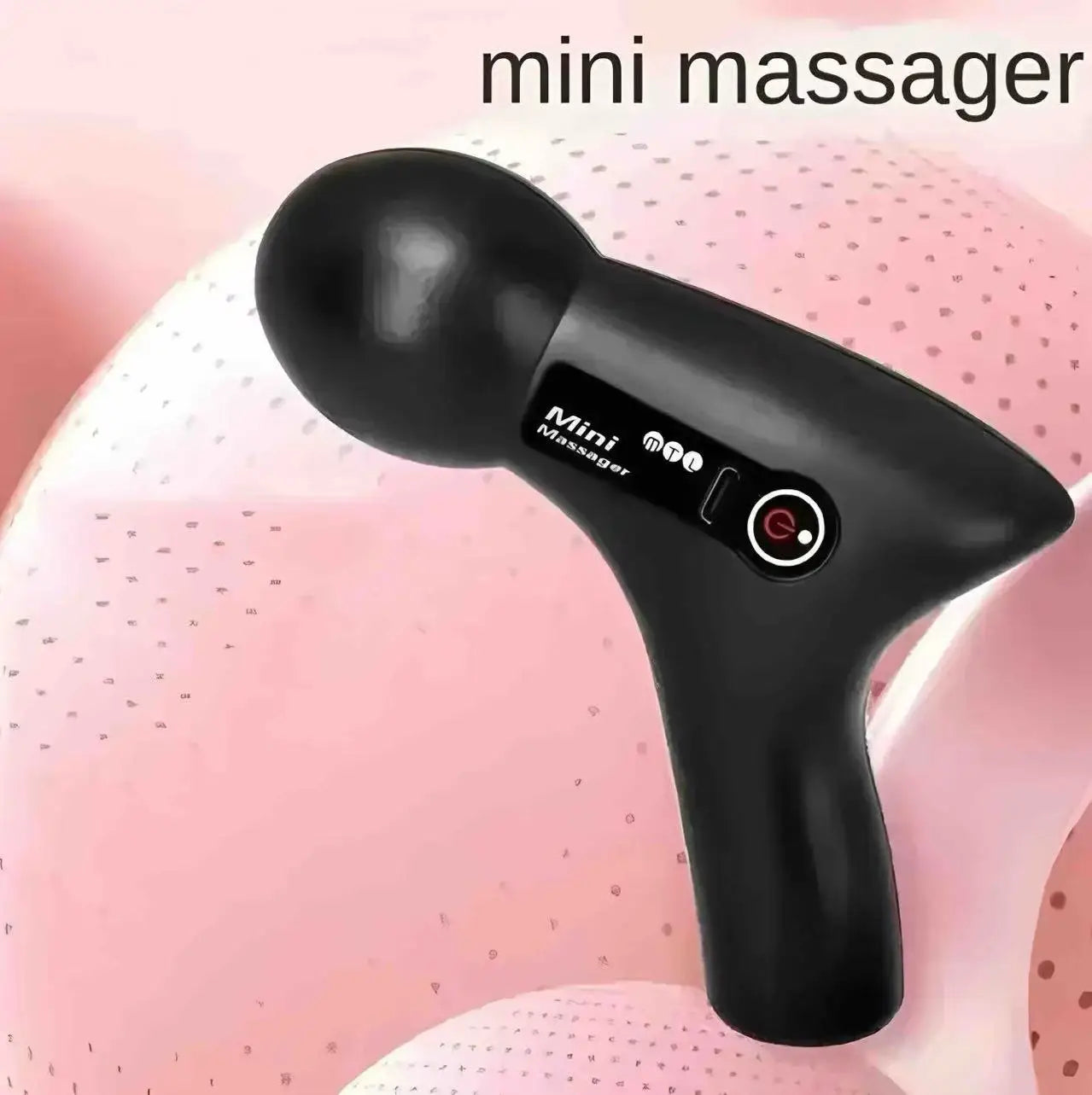 LCD Screen 6 Heads Mini Massage Gun