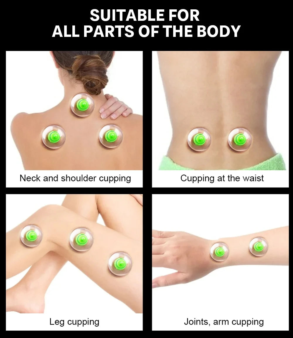 6Pcs Vacuum Cups Set With Pumping Gun