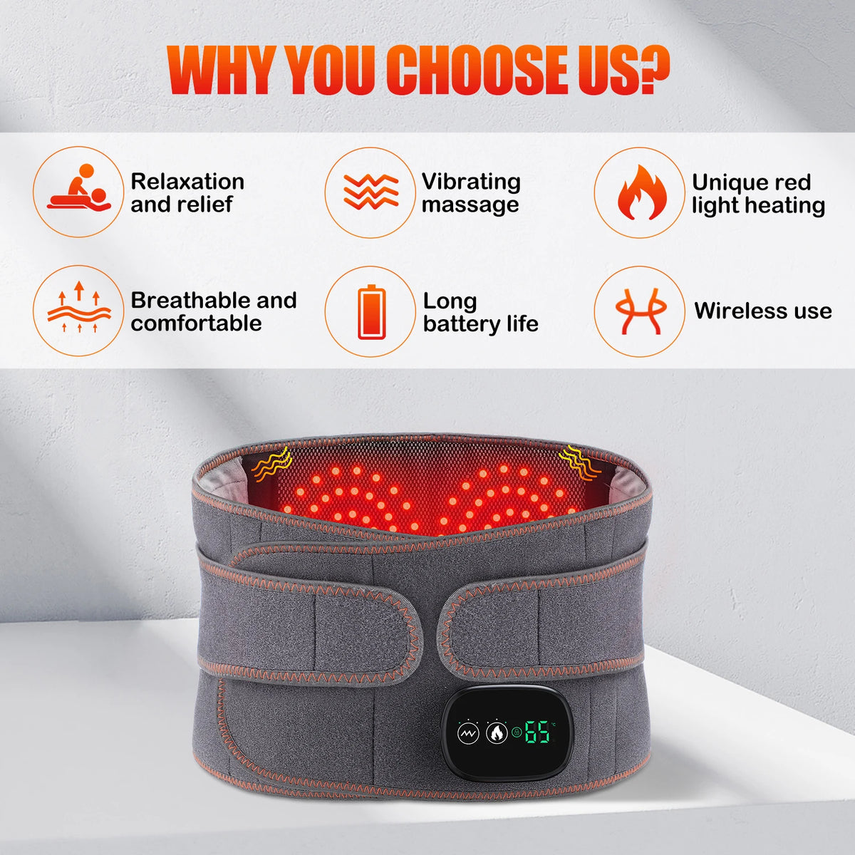 Vibration Massage Waist Belt