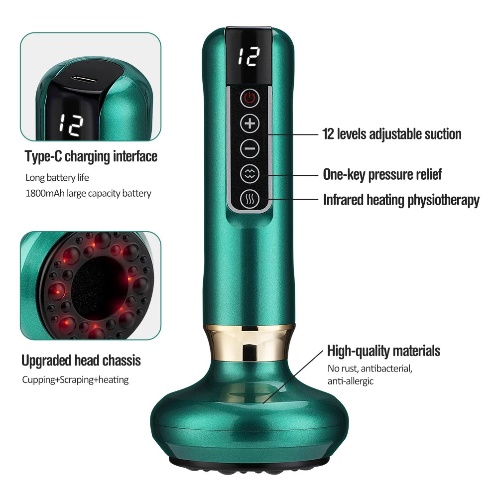 12 Levels Electric Cupping Device