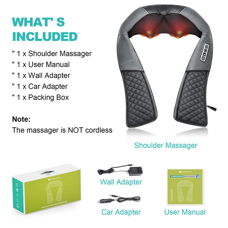 U Shape Deep Back Massager