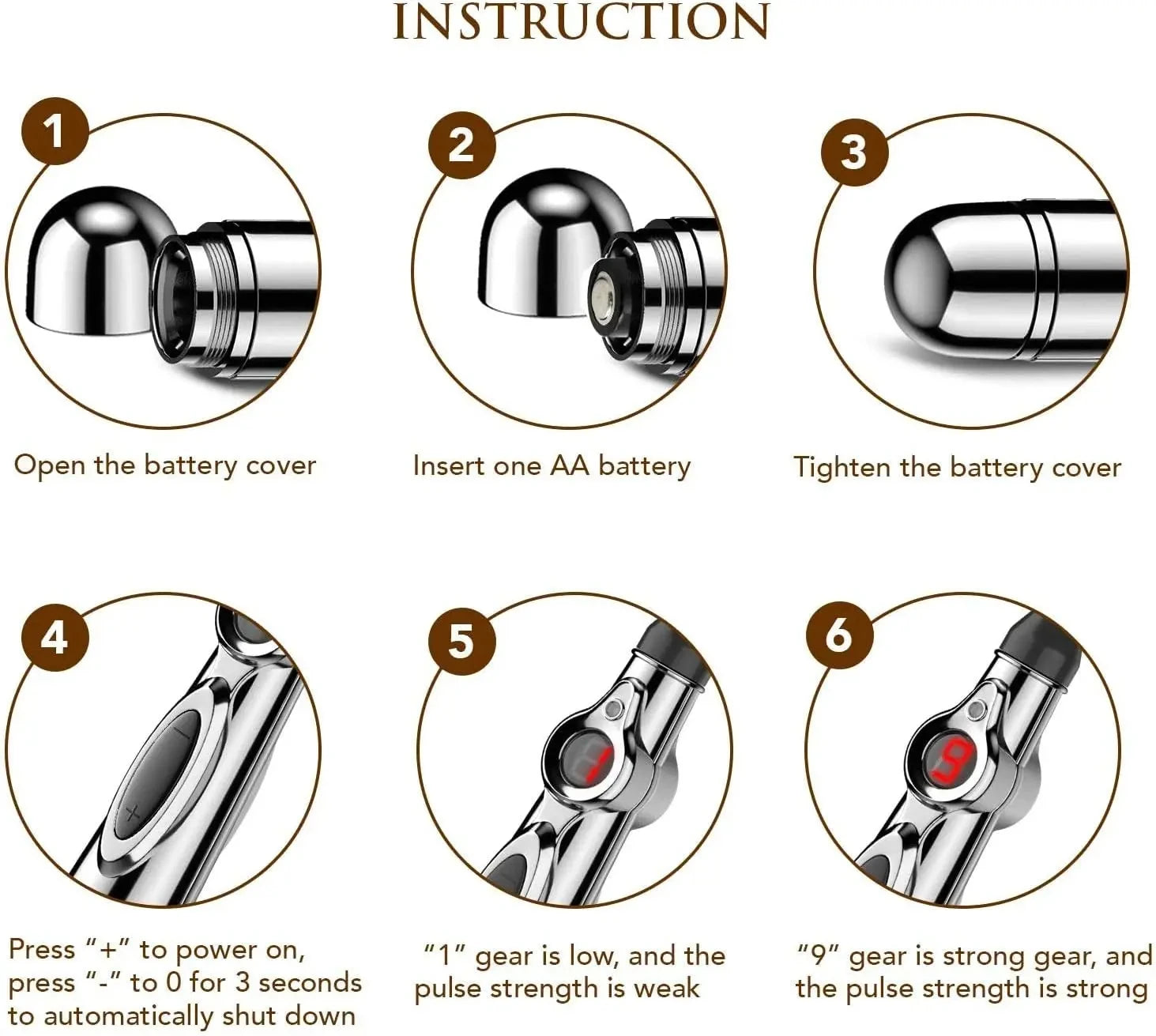 Electronic Acupuncture Point Massage Pen