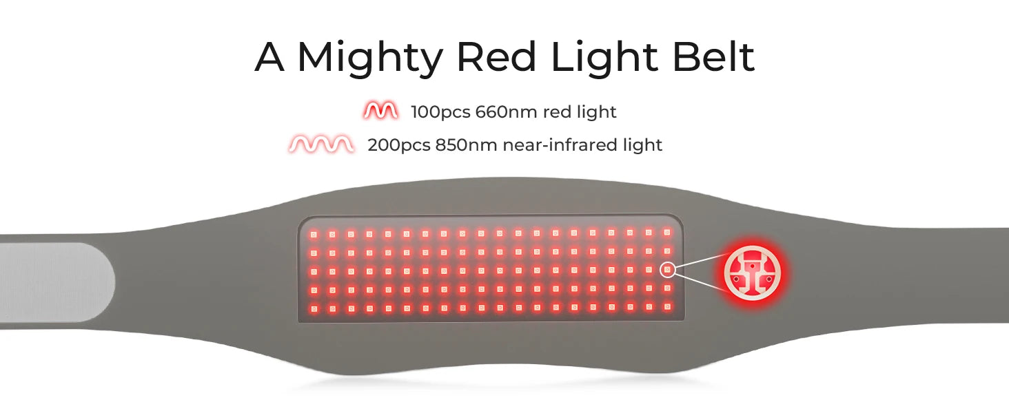 LED Light Infrared Therapy Waist Pad