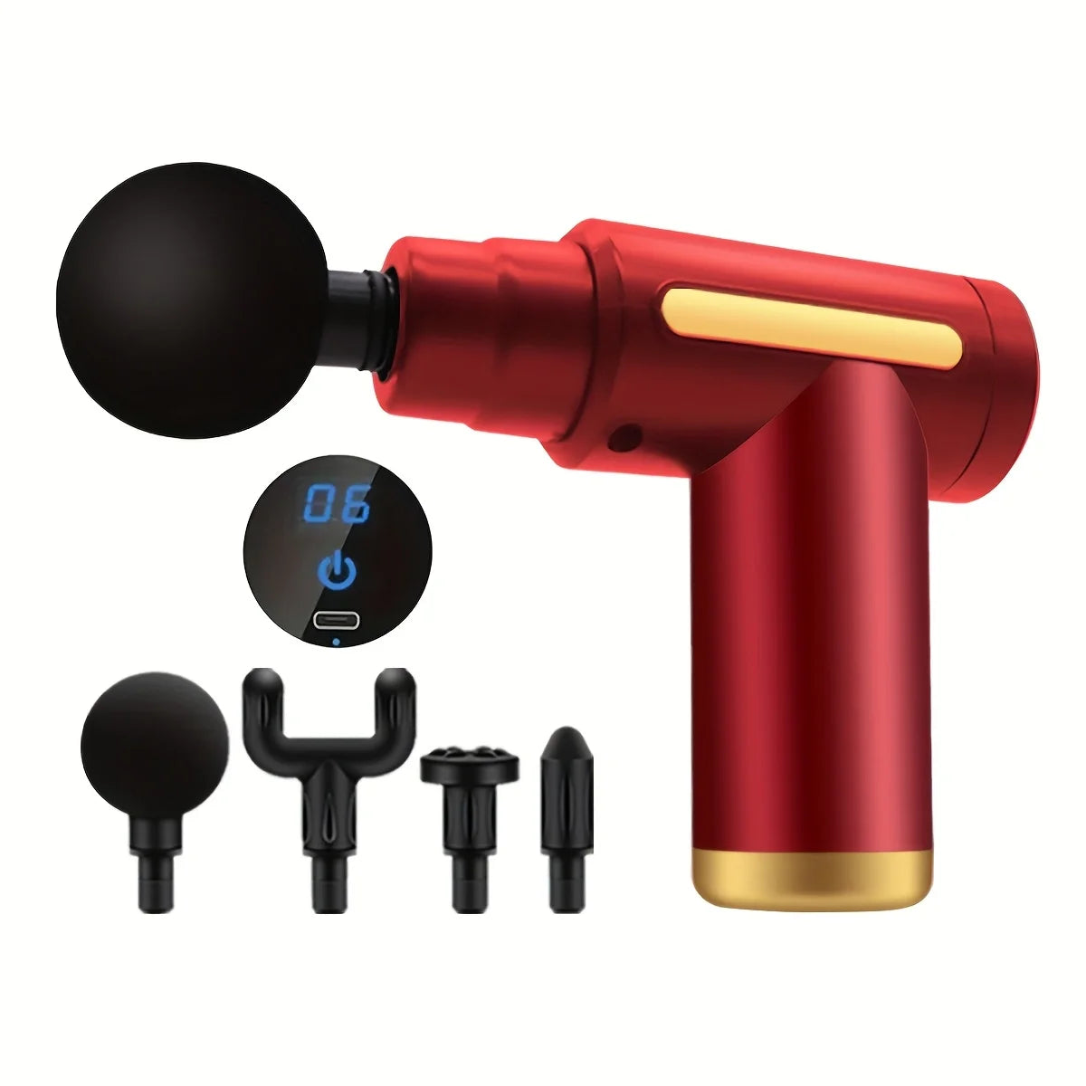 LED Display Mini Fascial Gun