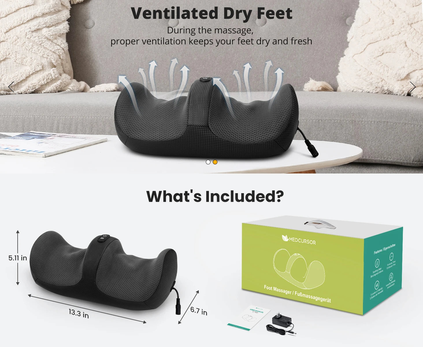3 in 1 Electric Foot Massager