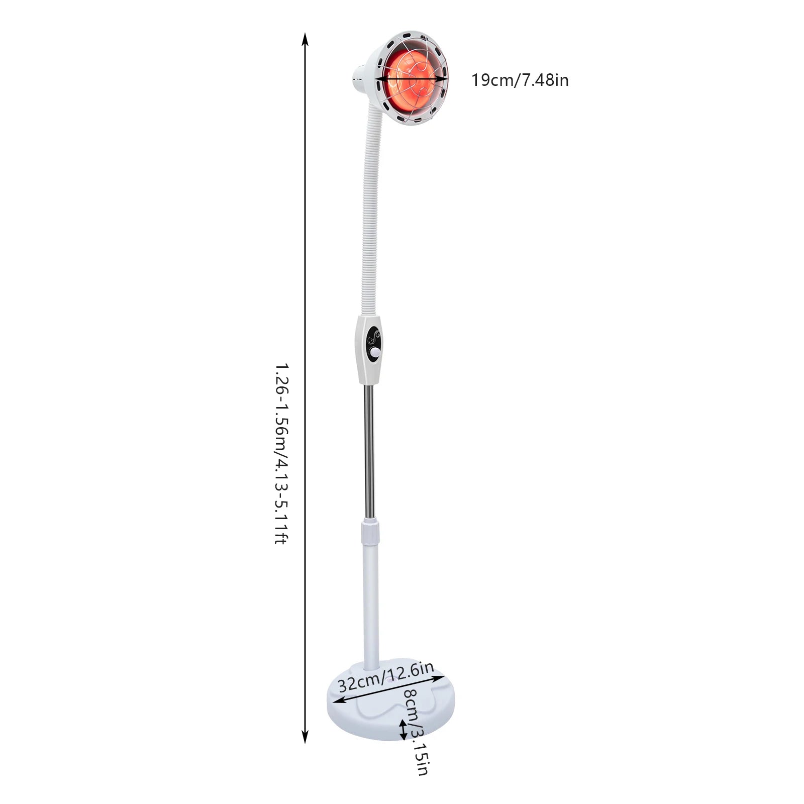 275W Adjustable Infrared Heat Lamp