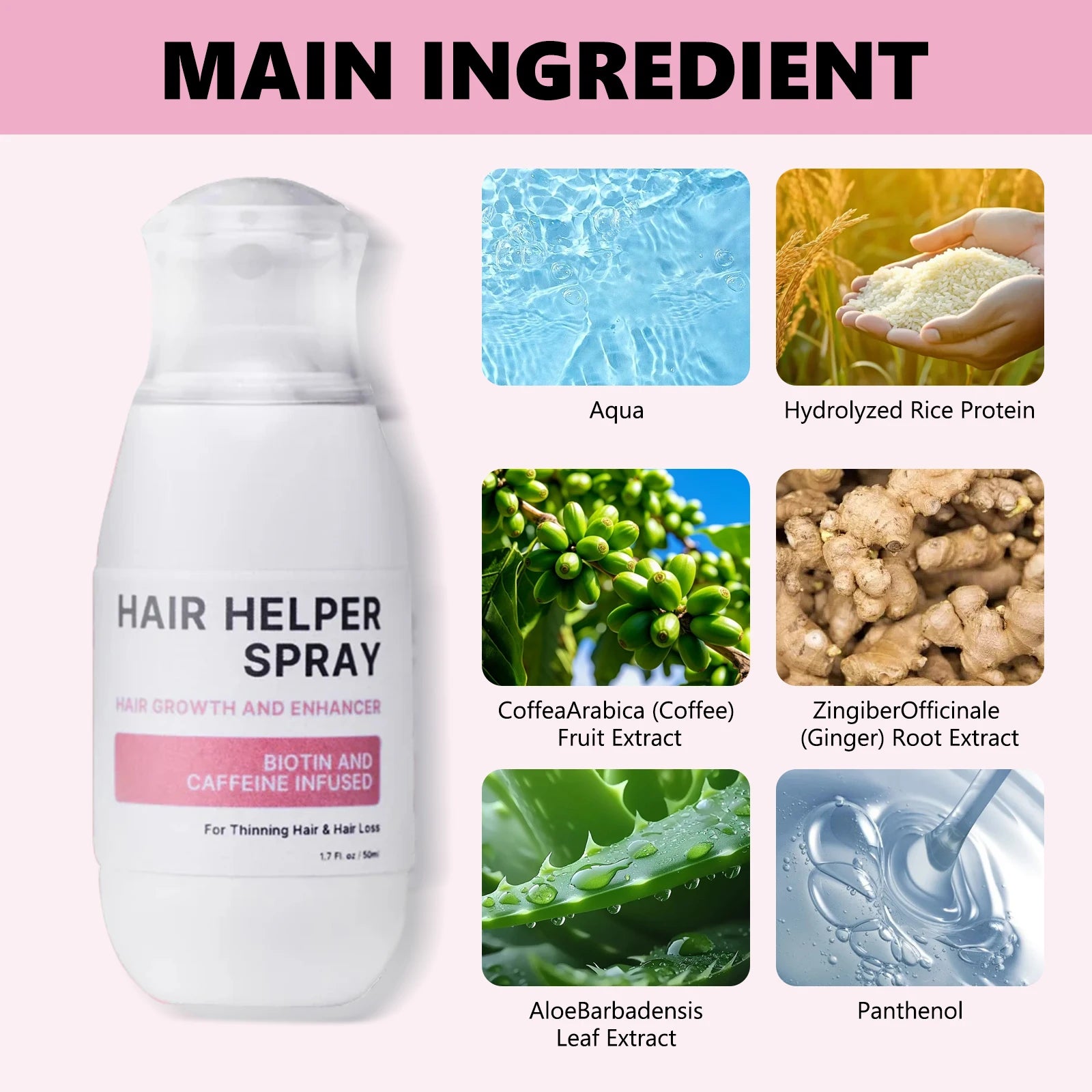 Moisturizes And Softens Hair Care Spray