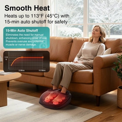 Foot Massager Roller Rhythmic Full Wrap Airbag
