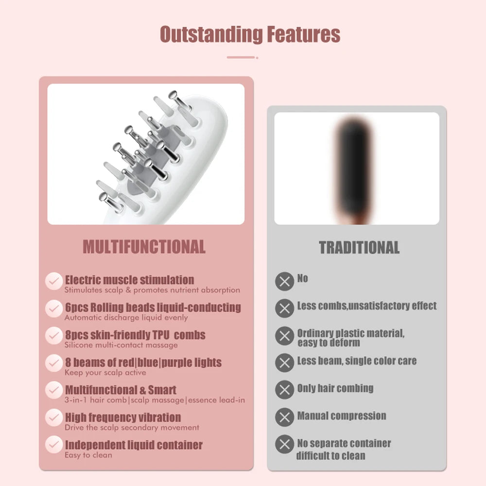 3-Color Light Electric Comb