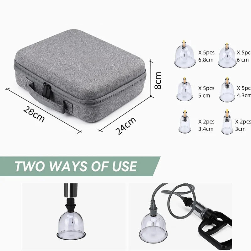 Body Cup Set For Cupping Therapy Massage