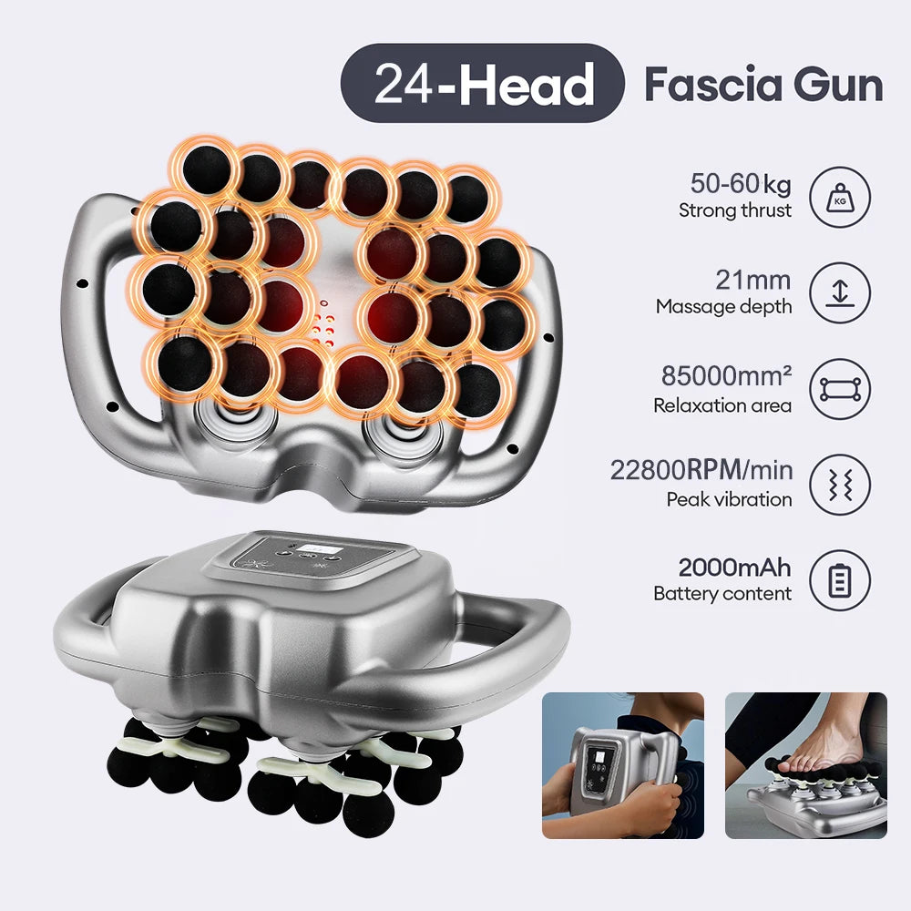 9 Modes Vibration Body Massage Gun