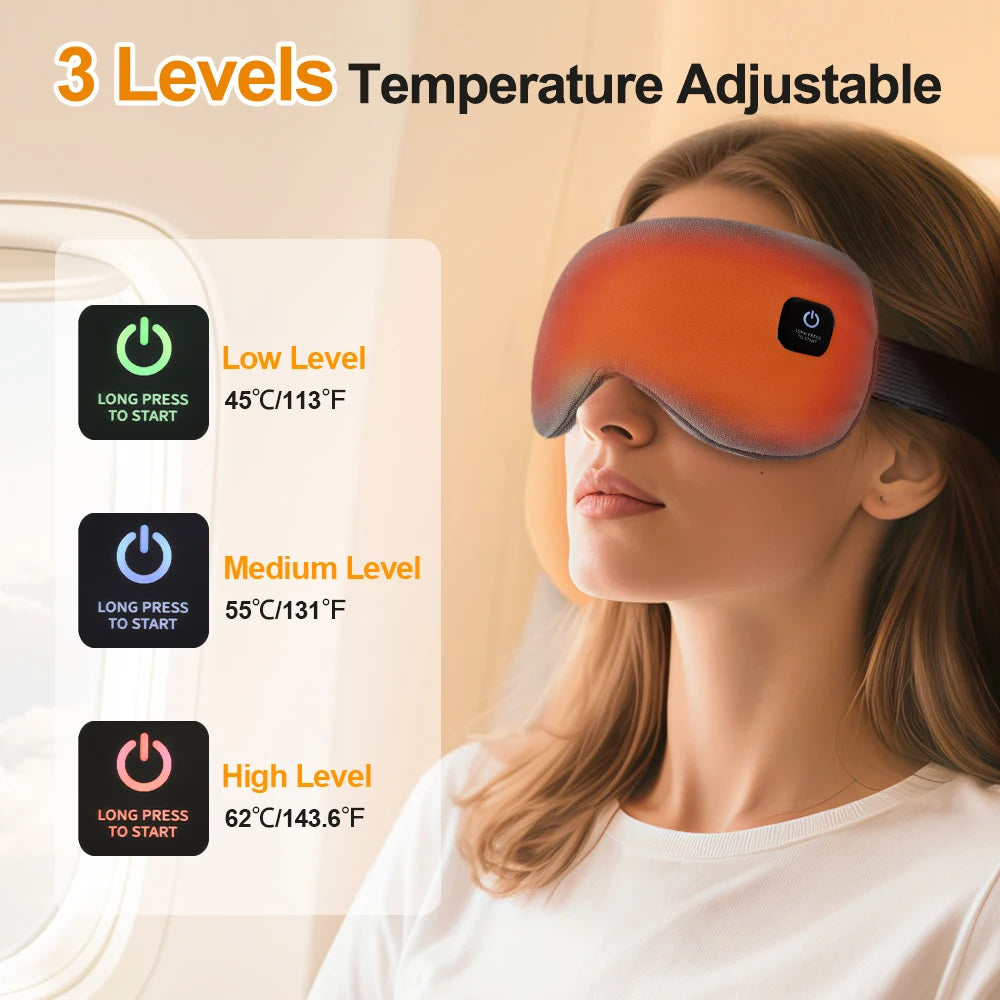 Hot Compress Massager Eye Mask