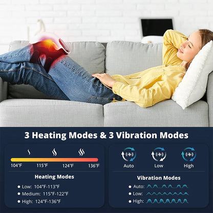 Electric Wireless  Heating Massage Knee Pad