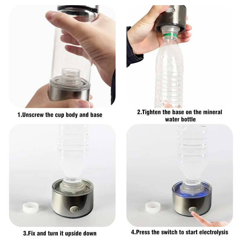 Electric Hydrogen Water Bottle