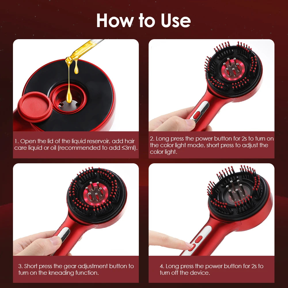 Electric Micro Current Massage Comb