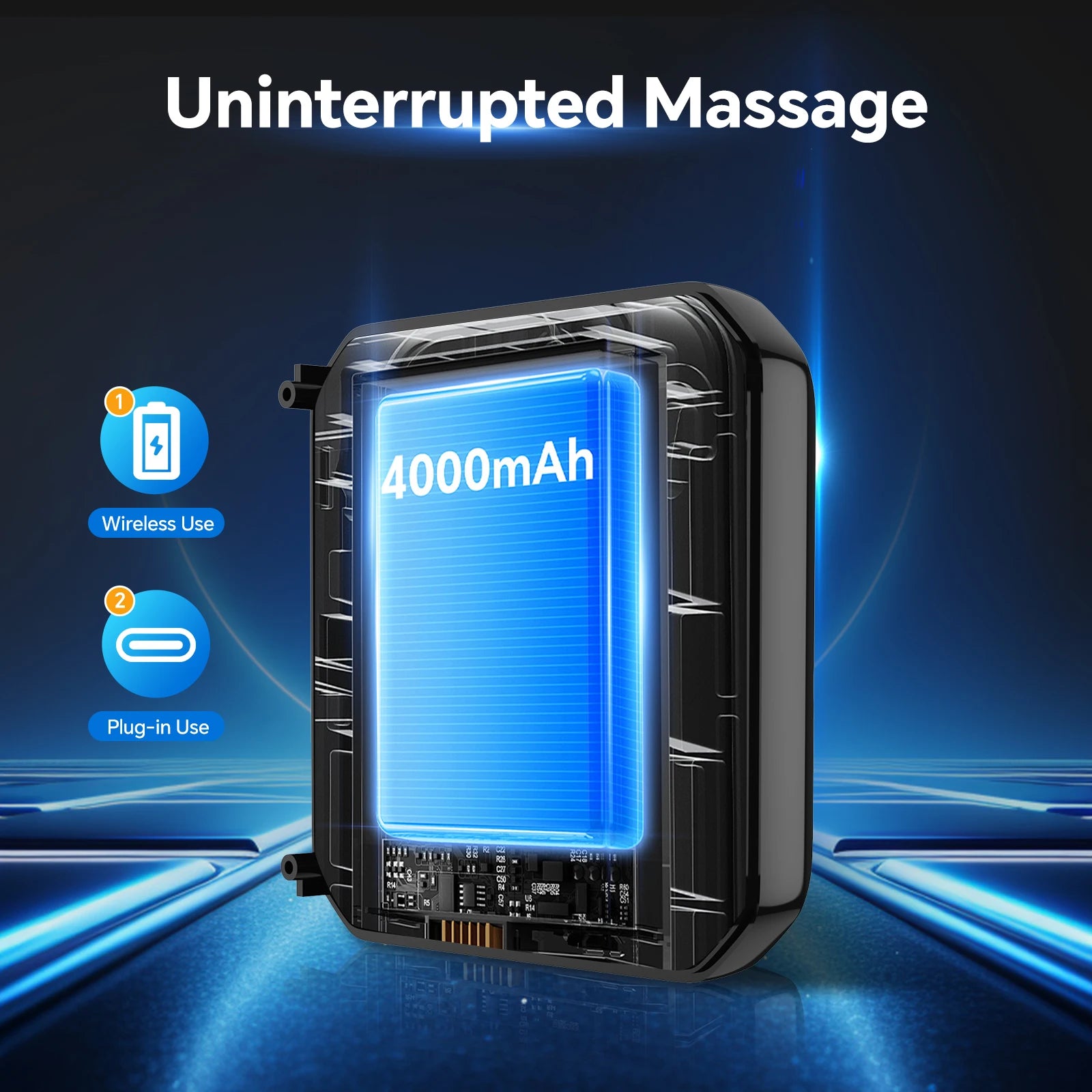 Heating and Ice Vibrator Waist Massage Belt