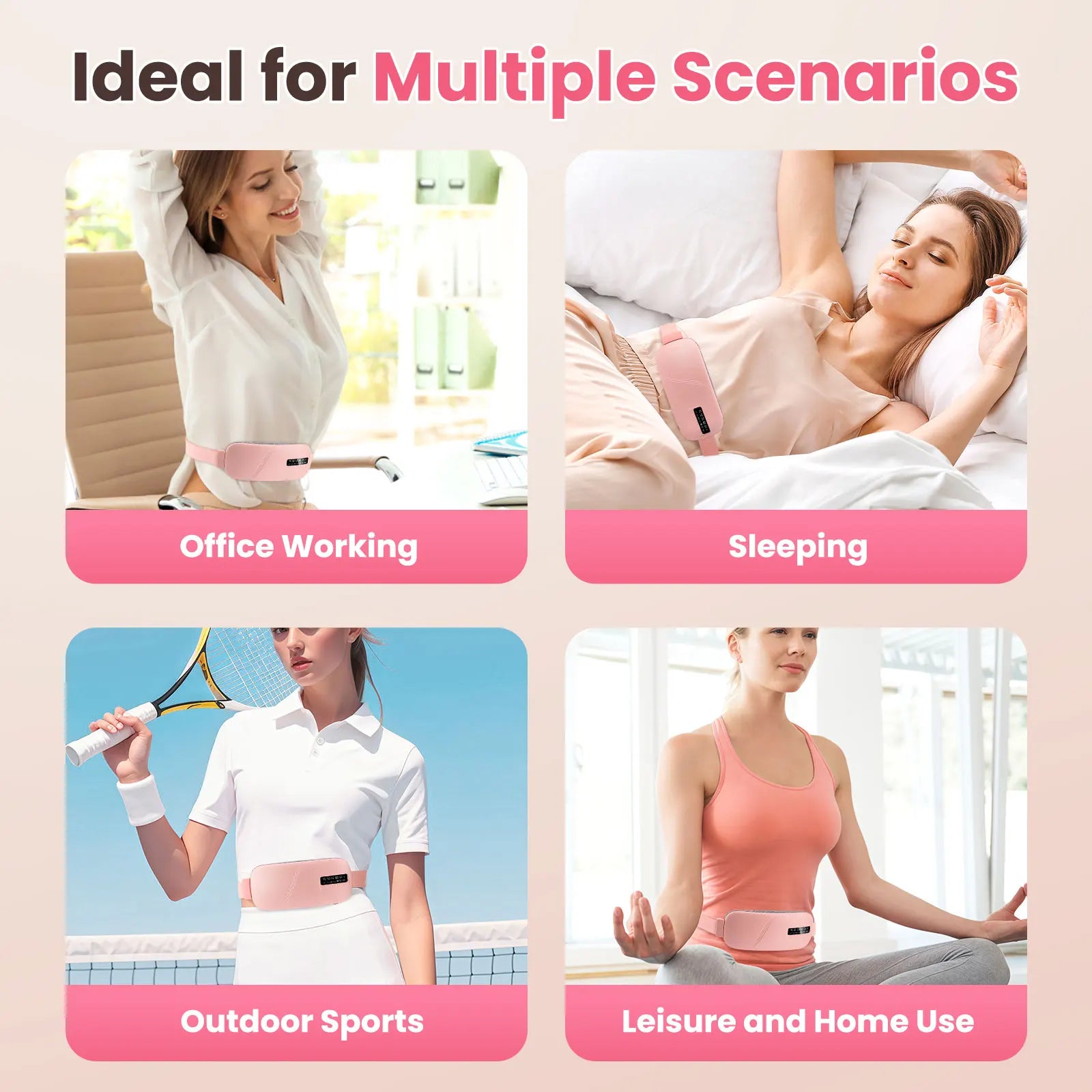 Rechargeable Menstrual Heating Pads Belt