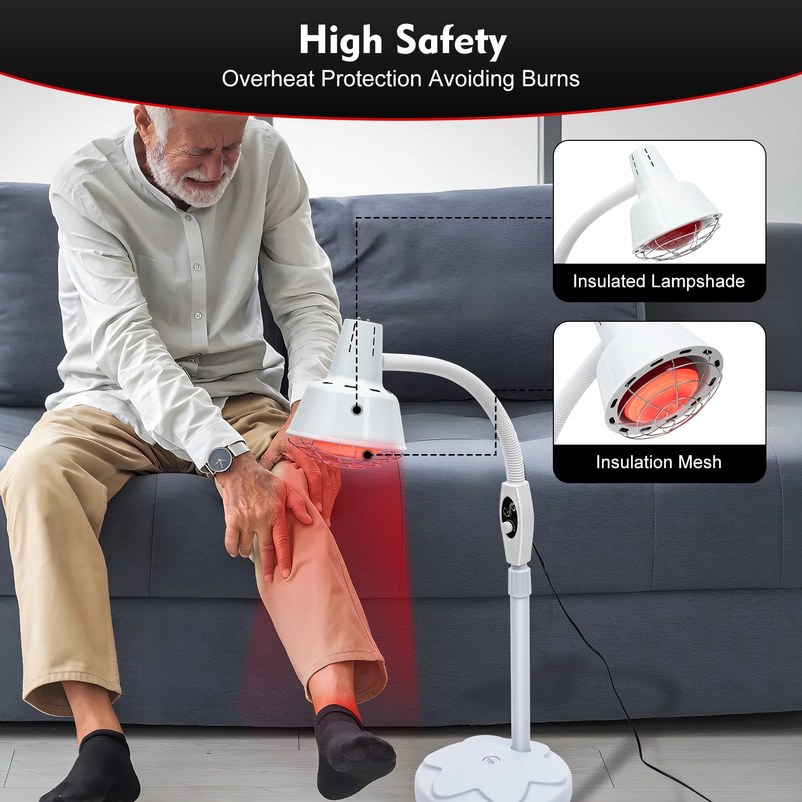 275W Adjustable Infrared Heat Lamp