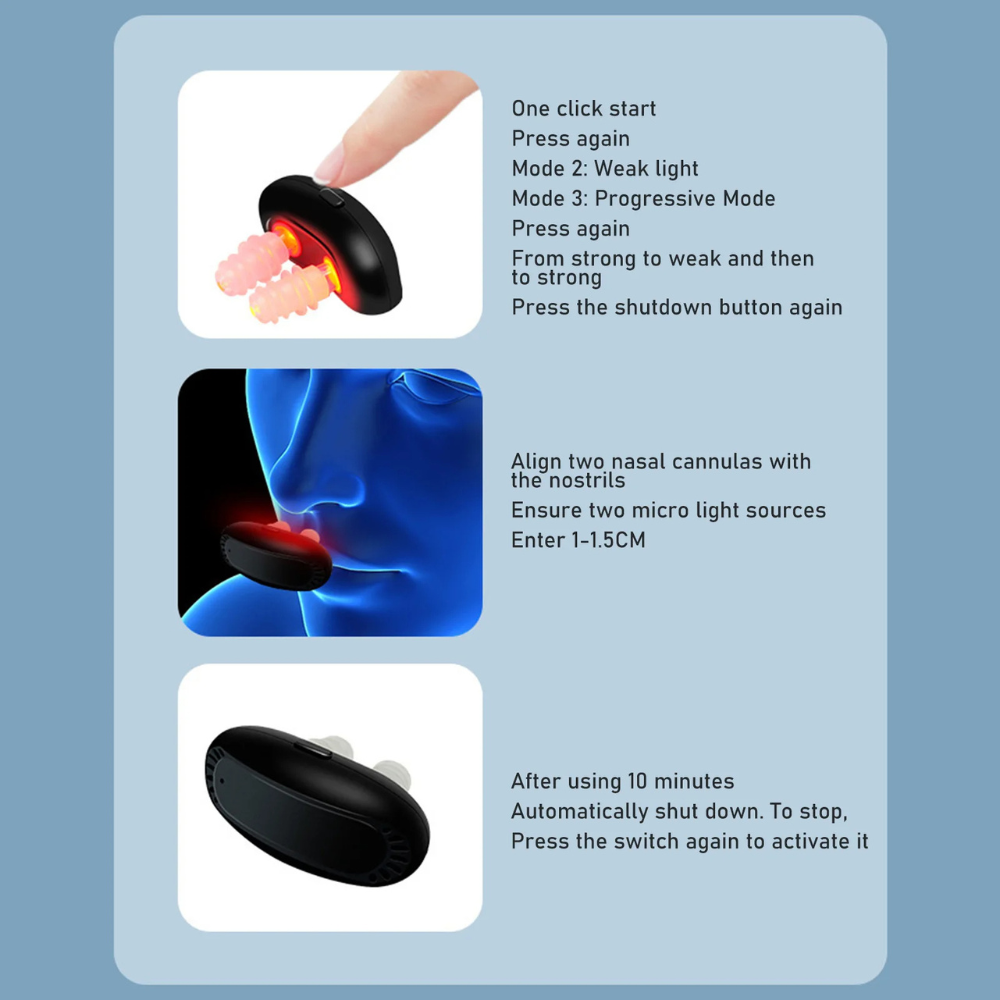 Red Light Nasal Therapy Device