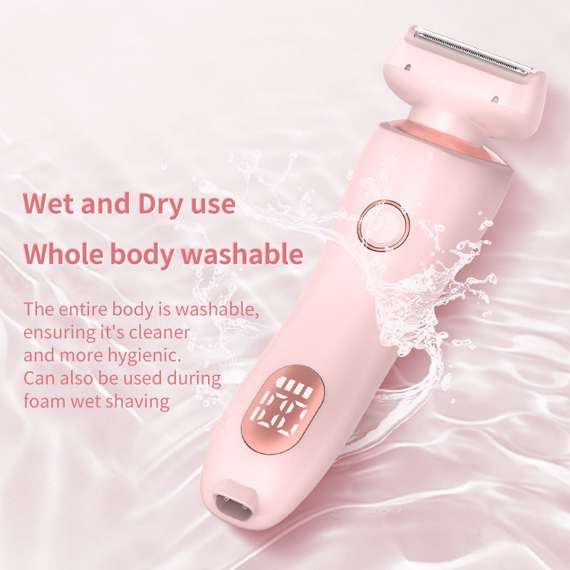 2-in-1 USB rechargeable epilator for hair removal